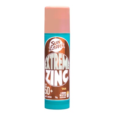 Sun Zapper Tan Extreme Zinc Stick  Tan Skin Tone Mineral Sunscreen Stick SPF50 UVAUVB Unbeatable Sun Protection Sunblock Sun Cream Made in Australia