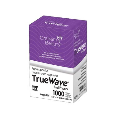 Graham Beauty Salon Truewave Regular Perm End 225 x 325 Paper 1000 Pcs  HC56174