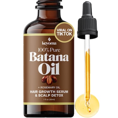 Hair Oil with Rosemary for Hair Growth  100 Organic Batana Oil from Honduras  Reduce Hair Loss  Detox Your Scalp 30 mL