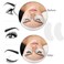 110 Pairs Eyelash Extension Gel Patches Professional Lint Free Under Eye Pads Hydrogel Eye Mask for Beauty Salon False Lash Extensions Grafting