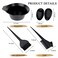 1st Choice Hair Dye Color Brush and Bowl Set Tint Comb for Hair Tint Dying Coloring Applicator 2 brushesMixing Bowl