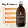 The Goodbye Company Extra Virgin Castor Oil  169oz  100 Pure Castor Oil Cold Pressed Unrefined HexaneFree  For Healthy Natural Skin Hair Growth and Eyelashes 500ml