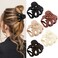 Hair Clips 5Pcs Octopus Matte Hair Claws for Women Large 315 Hair Clips for Thick Hair Nonslip Jaw Clips Hair Accessories