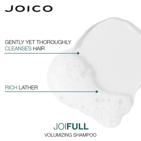 Joico JoiFULL Volumizing Shampoo  For Fine Thin Hair  Add Instant Body  LongLasting Fullness  For Thicker Bouncier Hair  Boost Shine  With Lotus Flower  Bamboo Extract