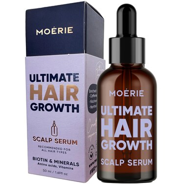 MoerieUltimate Hair Growth Serum for Natural Hair Regrowth  Thickening  Anti Thinning  Hair Loss Treatment for Women  Rapid Hair Growth Products  Scalp Oil Alternative  169 fl oz  50 ml