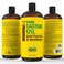 Pure Cold Pressed Castor Oil  Big 32 fl oz Bottle  Unrefined  Hexane Free  100 Pure Castor Oil for Hair Growth Thicker Eyelashes  Eyebrows Dry Skin Healing Hair Care Joint and Muscle Pain