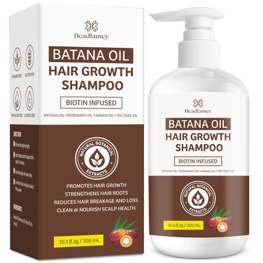 Batana Oil Hair Growth Shampoo Natural Hair Loss Shampoo for Thinning Hair for Women and Men  Daily Hair Care at Home  101 floz