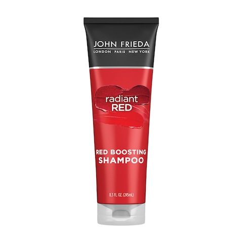 John FriedaRadiant Red Red Boosting Shampoo Daily Shampoo Helps Enhance Red Hair Shades 83 Ounce with Pomegranate and Vitamin E