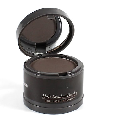 gowwim Hairline PowderDark Brown Hair Root Dye Instantly Hair Color Shadow Cover Gray Hair Root Hair TouchUp Thin Hair Powder 4 g