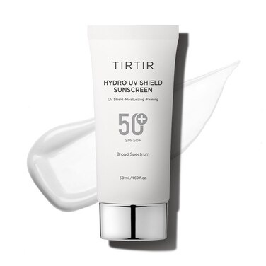 TIRTIRHydro UV Shield Sunscreen  SPF 50 UVAUVB Protection Lightweight No White Cast Nongreasy Korean Sunscreen 169 Fl Oz Pack of 1