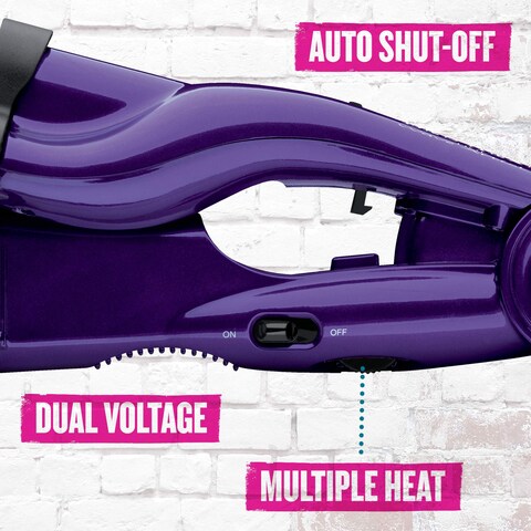Bed Head Wave Artist Deep Waver  Combat Frizz Get Long Lasting Results  Add Massive Shine for Beachy Waves  With Tourmaline Ceramic Technology Purple