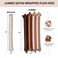 Kitsch Satin Heatless Curling Rod XL Heatless Hair Curler wReliable Snap  Heatless Curls Overnight  Soft Hair Rollers to Sleep In  No Heat Curls Overnight Curlers for Short Hair  4pcs Rosewood