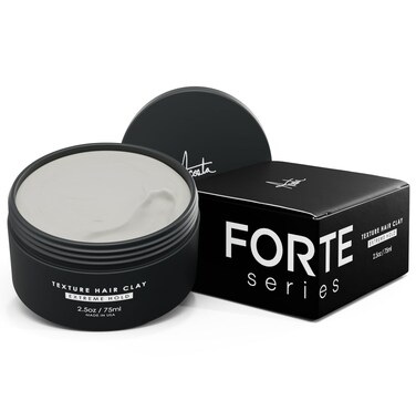 Alex Costa Hair Clay for Men by Forte Series Extreme Hold Mens with Natural Ingredients to Add Texture Volume and Definition to ThickCoarse Hair Premium Mens Hair Styling Products