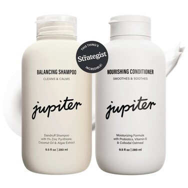 JupiterColor Safe Dandruff Shampoo and Conditioner  Relieves Dry Flaky Itchy Scalp  Sulfate Free  Dry Scalp Shampoo and Conditioner  95 fl oz each