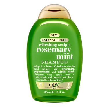 OGX Extra Strength Refreshing Scalp  Rosemary Mint Shampoo Clarifying Wash Visibly Helps Remove Oil  Residue to Clear Away Buildup SulfateFree Surfactants 13 fl Oz
