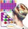 Desire Deluxe Hair Chalk for Girls Makeup Kit of 10 Temporary Colour Pens Gifts Great Toy for Kids Age 5 6 7 8 9 10 11 12 13 Years Old BlueGreenGreyPinkPurple