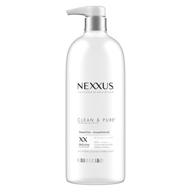 Nexxus Clean and Pure Clarifying Shampoo With ProteinFusion Nourished Hair Care Silicone Dye And Paraben Free 338 oz