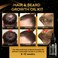 Minoxidil for Men Beard Growth Kit Minoxidil for Women Hair Growth Kit Hair Loss Treatments for Women Hair Regrowth Treatment Minoxidil 5 Black