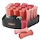 CONAIRDouble Ceramic Hot Rollers for Long Medium and All Hair  Hair Curler  Hair Roller Clips Included  12 inch 34 inch and 1 inch Rollers