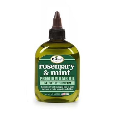 Difeel Rosemary and Mint Premium Hair Oil with Biotin 71 oz  Natural Rosemary Oil for Hair Growth  Biotin