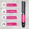 Herstyler Straightening Comb For Hair  Flat Iron Comb For Great Tresses With A Firm Grip Pink