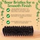 GranNaturals Boar Bristle Slick Back Hair Brush  SoftMedium Smoothing Hairbrush to Style Polish  Lay Hair Down Flat to Create a Sleek Frizz Free Hairstyle for Women and Men  Wooden Handle