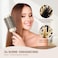 AIMIKE Round Hair Brush Nano Thermal Ceramic  Ionic Tech 21 Inch Barrel with Boar Bristles for Enhanced Texture Golden Hair Drying Styling Curling and Shine  4 Free Clips