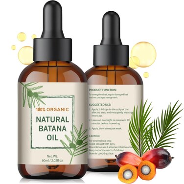 Raw Batana Oil for Hair Growth from Honduras Dr Sebi Hair Oil 100 Natural and Pure Nourishment to Eliminate Split Ends and Hair Loss in Men  Women