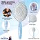 Frozen II Girls Snowflake Confetti One Hair Brush Silver  Ages 3