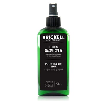 Brickell Mens Texturizing Sea Salt Spray for Men Natural  Organic AlcoholFree Lifts and Texturizes Hair for a Beach or Surfer Hair Style 6 Ounce