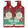 Old Spice Tea Tree Shampoo for Men Cooling Shampoo with Tea Tree Removes Built Up Dirt and Oil 219 Oz Each Twin Pack