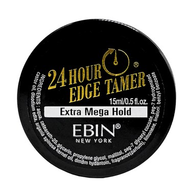 EBIN NEW YORK 24 Hour Edge Tamer Extra Mega Hold 05oz  No Flaking No White Residue Shine Moisture and Prevent Breakage with Castor Oil
