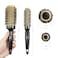 Round Hair Brush for Blow Drying Salon Blowout Hair Styling with Antistatic Bristles for Wet or Dry Hair Ceramic Ion Thermal Barrel with 4 Hair Clips