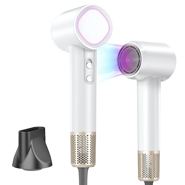 Hair Dryer Ionic 110000 RPM Hair Dryers for Women with Ceramic Technology Nozzle for Fast Drying High Speed Blow Dryer 3Speed Thermo Control Professional Low Noise Design for Home Travel Salon