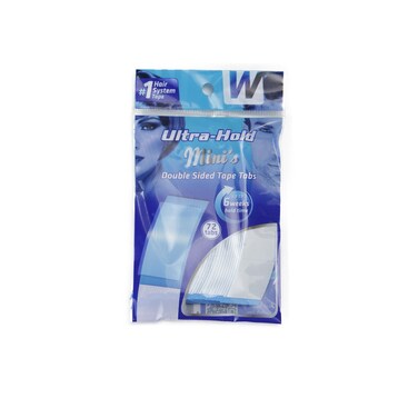 Tabs Tape Walker Tape 72 Tabs Minis Adhesive Walker Tape DoubleSided Tape Strips for Lace Wigs  Toupees WKRUHTM
