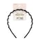 Conair Scunci Effortless Beauty Zig Zag headband  hair accessories for women  hairpin headband  black headband  1 Count