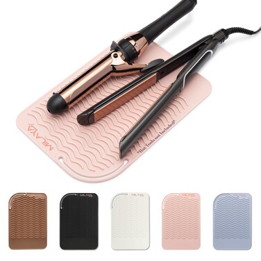 Heat Resistant Mat  Iron Mat  Curling Iron Holder  Silicone Heat Resistant Mat  Makeup Mat  Hot Tools Mat  Hot Tools Flat Iron Holder