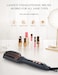 LANDOT Hair Straightening Brush Straightener Negative Ion Ceramic Heated Hot Brush for Smooth FrizzFree Hair  Dual Voltage 100240V  12 Temp Settings 250F to 450F