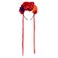 Floral FallWomen Day of the Dead Flower Crown Festival Headband Rose Mexican Floral Headpiece HC23 Red Purple