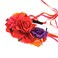 Floral FallWomen Day of the Dead Flower Crown Festival Headband Rose Mexican Floral Headpiece HC23 Red Purple