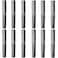 Krest Cleopatra 420 7 Flat Square Back Barber Hair Comb 12 Pack