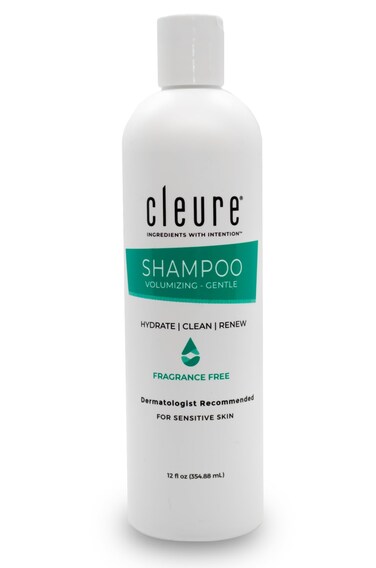 Cleure Hypoallergenic Volumizing Shampoo for Sensitive Skin  Fragrance Free SLS Free  Paraben Free 12 oz Pack of 1