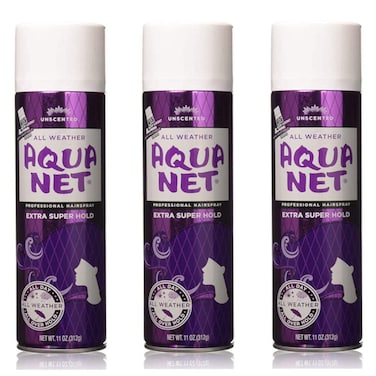 Aqua Net Extra Super Hold Professional Hair Spray Unscented 11 oz 3 Pack