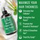 Biotin  Peppermint Oil  Rice Water Spray For Hair Growth Vegan Leave In Conditioner Serum Spray For Women Men Thickening Moisturizing Strengthening Scalp Treatment For Dry Frizzy Weak Hair