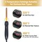 DolahairElectric Pressing Comb for Wigs  Hair Straightener with Lace Front Melting Band and Wig Installation Kit