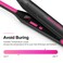 Terviiix Pencil Flat Iron Small Flat Irons for Short Hair Beard and Pixie Cut 310 Inch Ceramic Tourmaline Mini Hair Straightener Dual Voltage with Adjustable Temperature Auto Shut Off