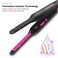 Terviiix Pencil Flat Iron Small Flat Irons for Short Hair Beard and Pixie Cut 310 Inch Ceramic Tourmaline Mini Hair Straightener Dual Voltage with Adjustable Temperature Auto Shut Off