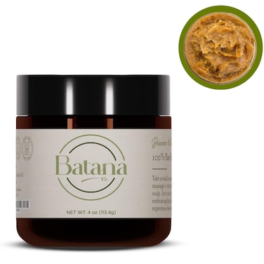Authentic Batana Oil for Hair Growth Dr Sebi Organic  100 Percent Pure Batana Oil from Honduras Unrefined Batana Oil Pure for Men and Women  4 FL OZ Glass Jar
