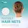 Invisible Hair Nets for Women  Men  Pack of 100  Elastic 24 Mesh Hair Net for Buns Long Hair  Short Hair  Hairnets for Ballet Dancers Sleeping Wig Storage Food Service  More