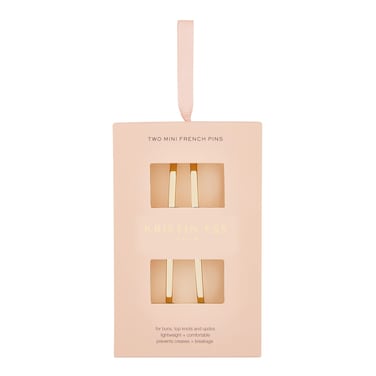 Kristin Ess Mini French Pins  Gold  Set of 2